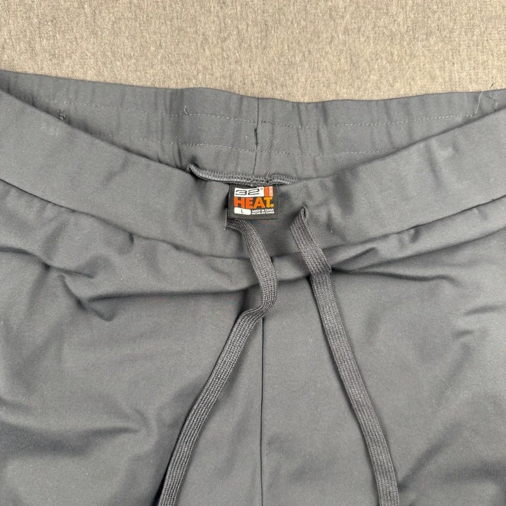 32 Degrees Heat Mens Jogger Pants Charcoal Gray Drawstring Activewear Size Large
